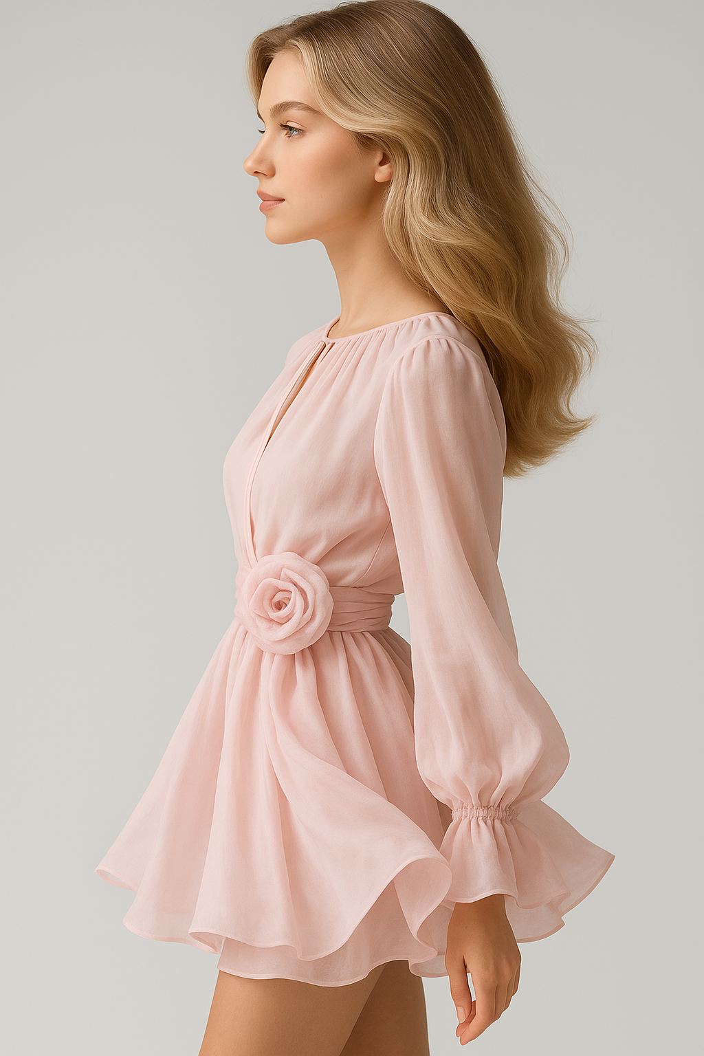 Esther | Romantisches Kurzes Damenkleid für den Sommer