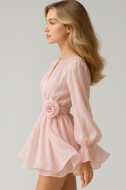 Esther | Romantisches Kurzes Damenkleid für den Sommer