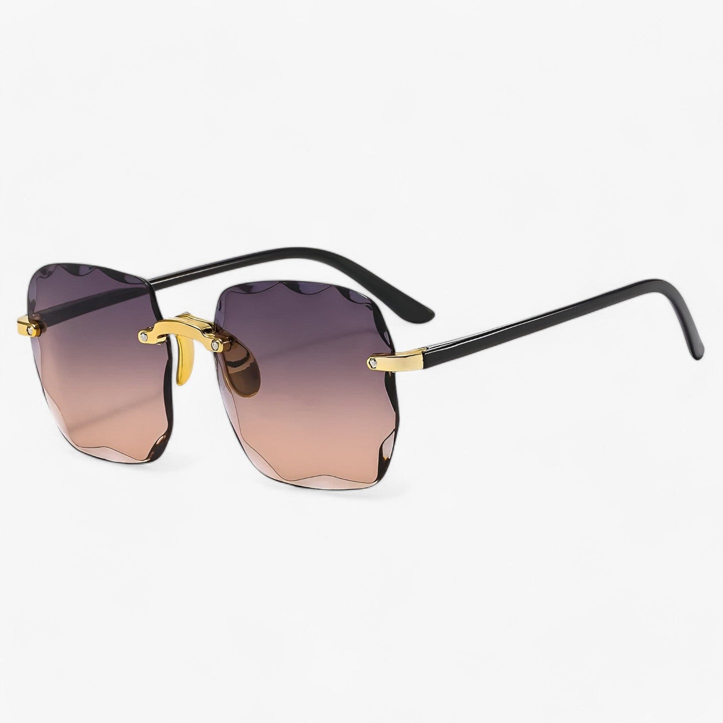 Kamila | Stilvolle randlose Sonnenbrille mit UV-Schutz