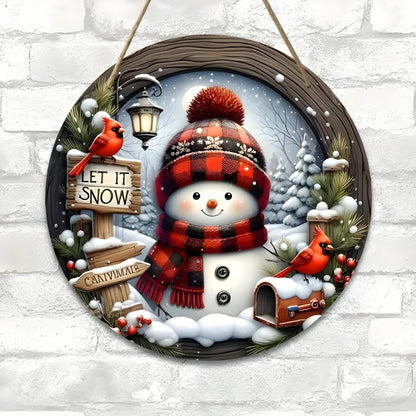 Festliche Eleganz | Weihnachts Tischmittelstück Acryl Kranz - Perfekt für Wand- oder Türdekoration