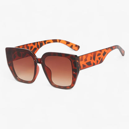 Roco | Retro multicolour polygonale Sonnenbrille für Damen