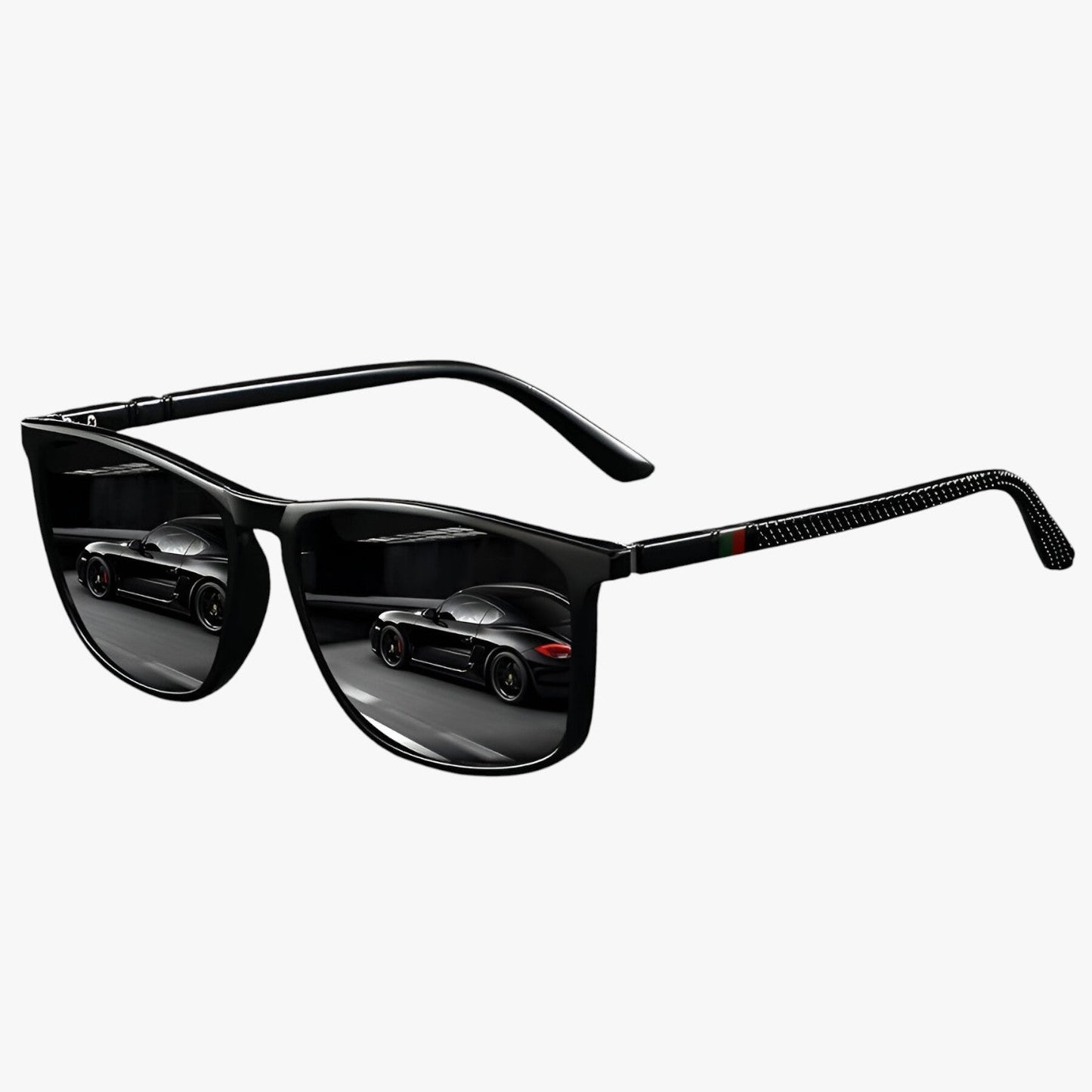 Jasper | Vintage-gestreifte polarisierte Sonnenbrille