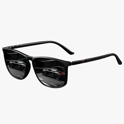 Jasper | Vintage-gestreifte polarisierte Sonnenbrille