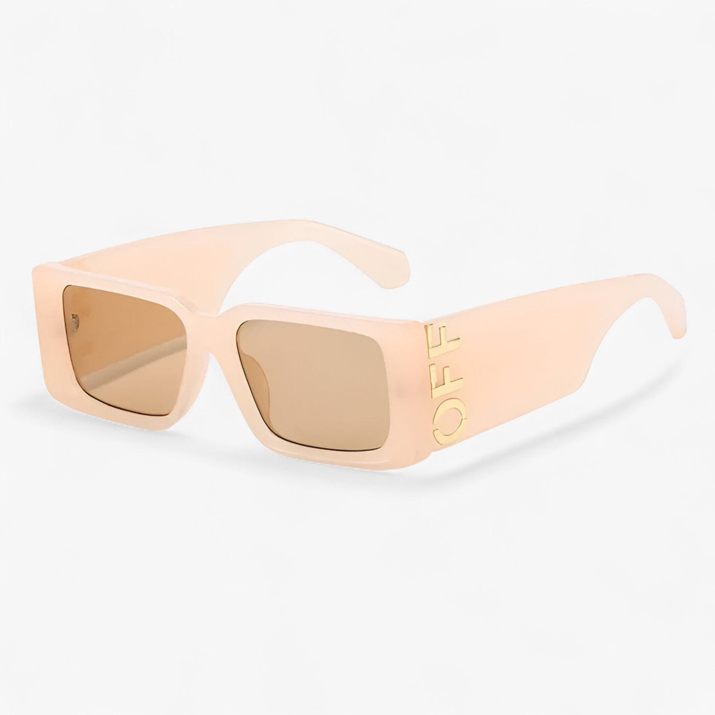 Ariëlle | Retro-Sonnenbrille mit quadratischem Rahmen und breiten Bügeln