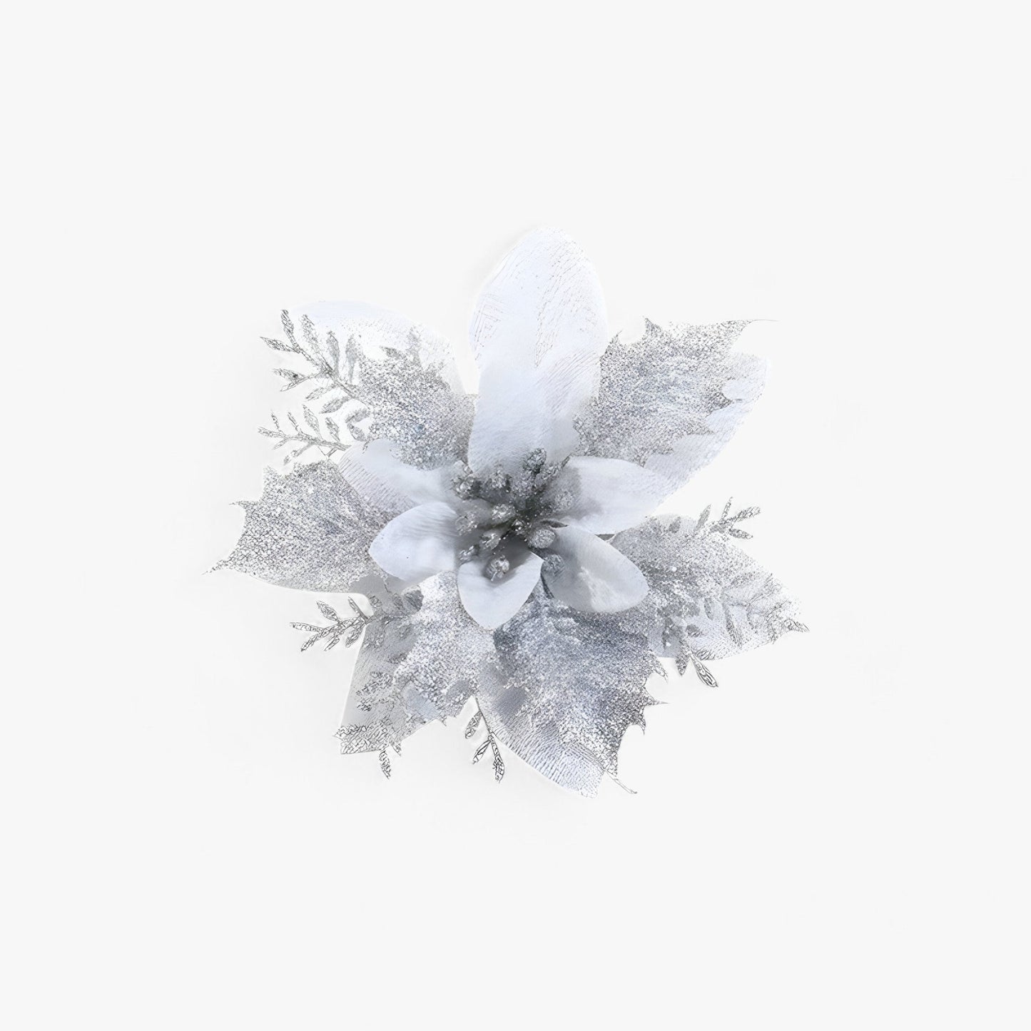 Blooms | Kunstweihnachtsblumen mit Glänzendem Goldstaub - Eleganz für Weihnachten