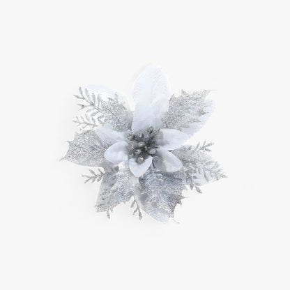 Blooms | Kunstweihnachtsblumen mit Glänzendem Goldstaub - Eleganz für Weihnachten