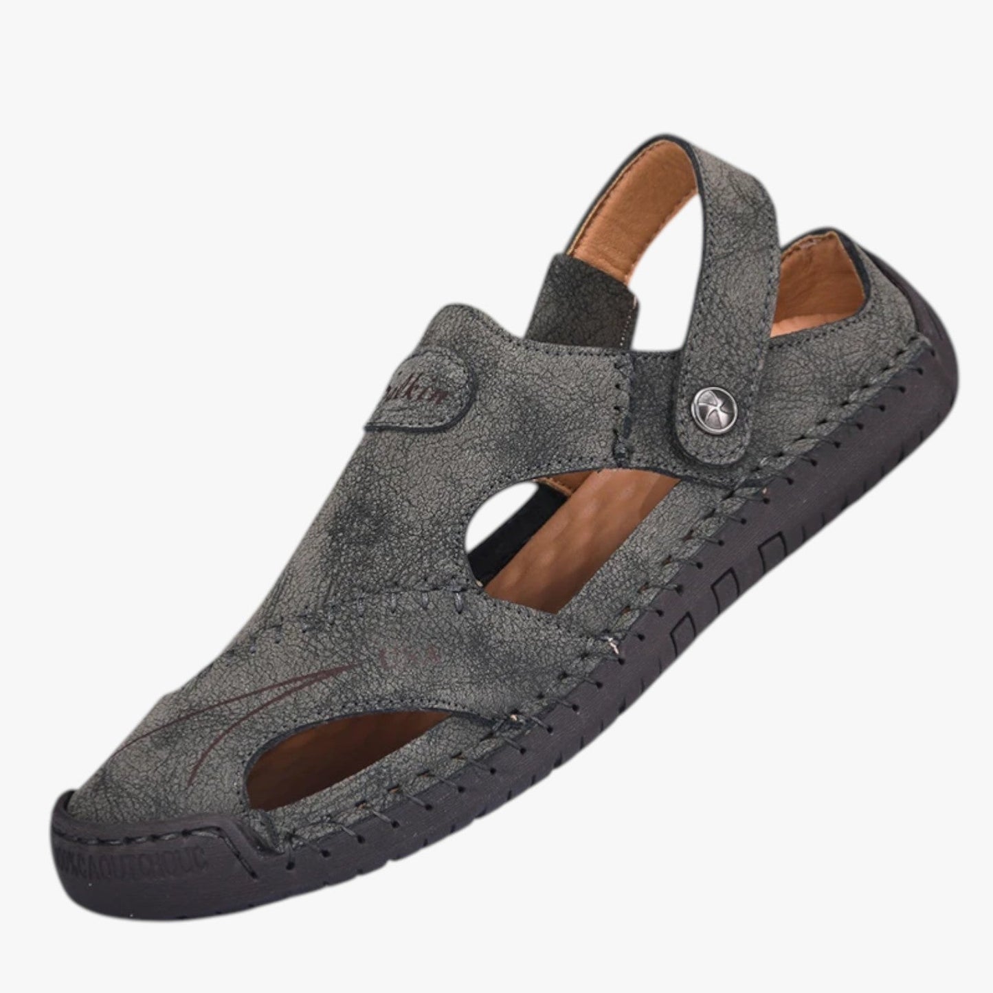 Owen | Herren-Sommersandalen - Atmungsaktives Leder und rutschfeste Sohle für einen stilvollen Akzent