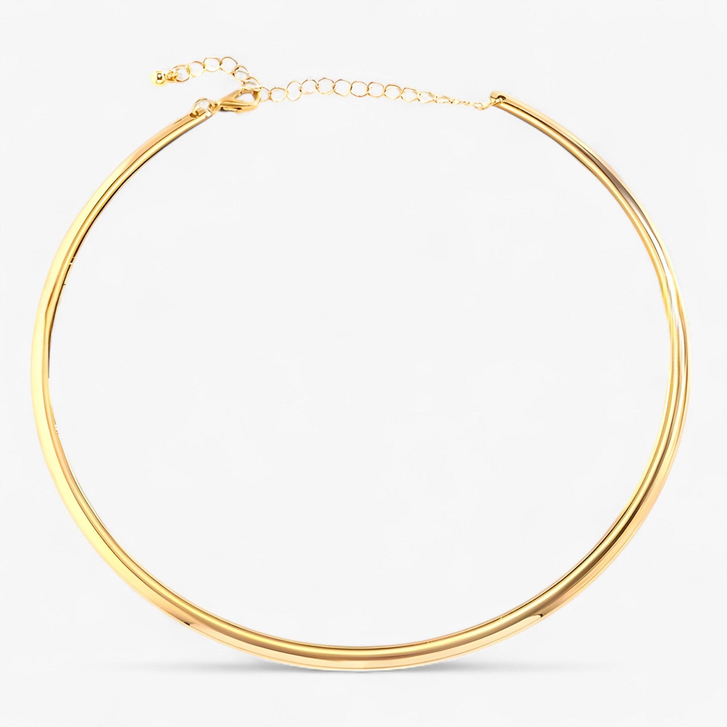 Aira | Single Gold Choker Halskette - Elegante Styling-Option für Jeden Party-Look