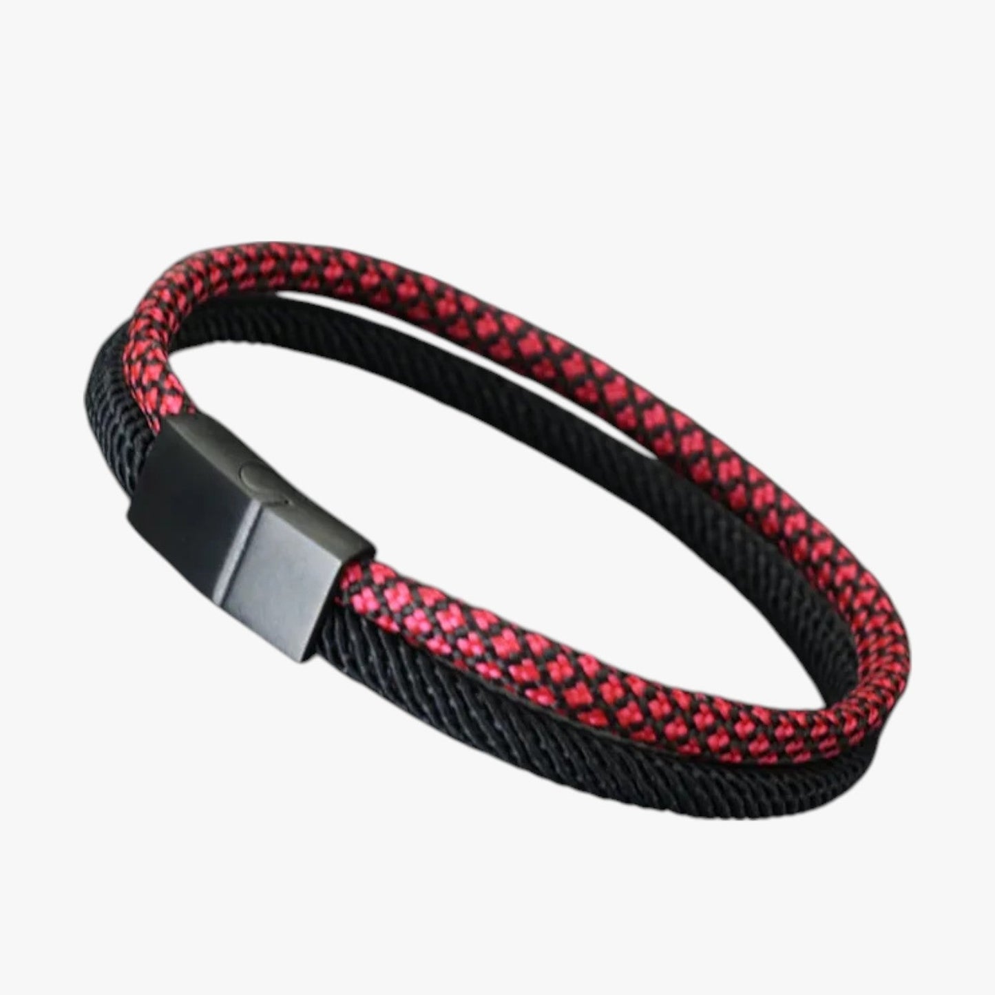 Devin | Zweifarbiges Paracord-Armband mit Magnetverschluss