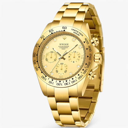 Kashmir | Luxus Chronograph Uhr aus Edelstahl