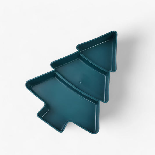 Festlich | Weihnachtsbaumförmiger Obstteller – perfekte Dekoration für den Feiertagstisch