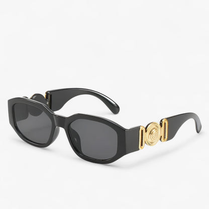 Liam | Kleine rechteckige Sonnenbrille für Reisen und Vintage-Stil