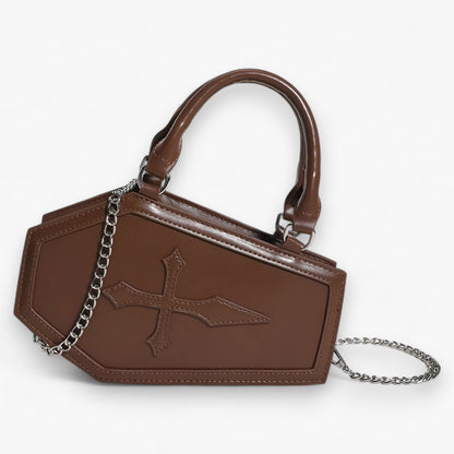 Sarg-Kettenhandtasche - Geräumig und elegant für Halloween-Cosplay