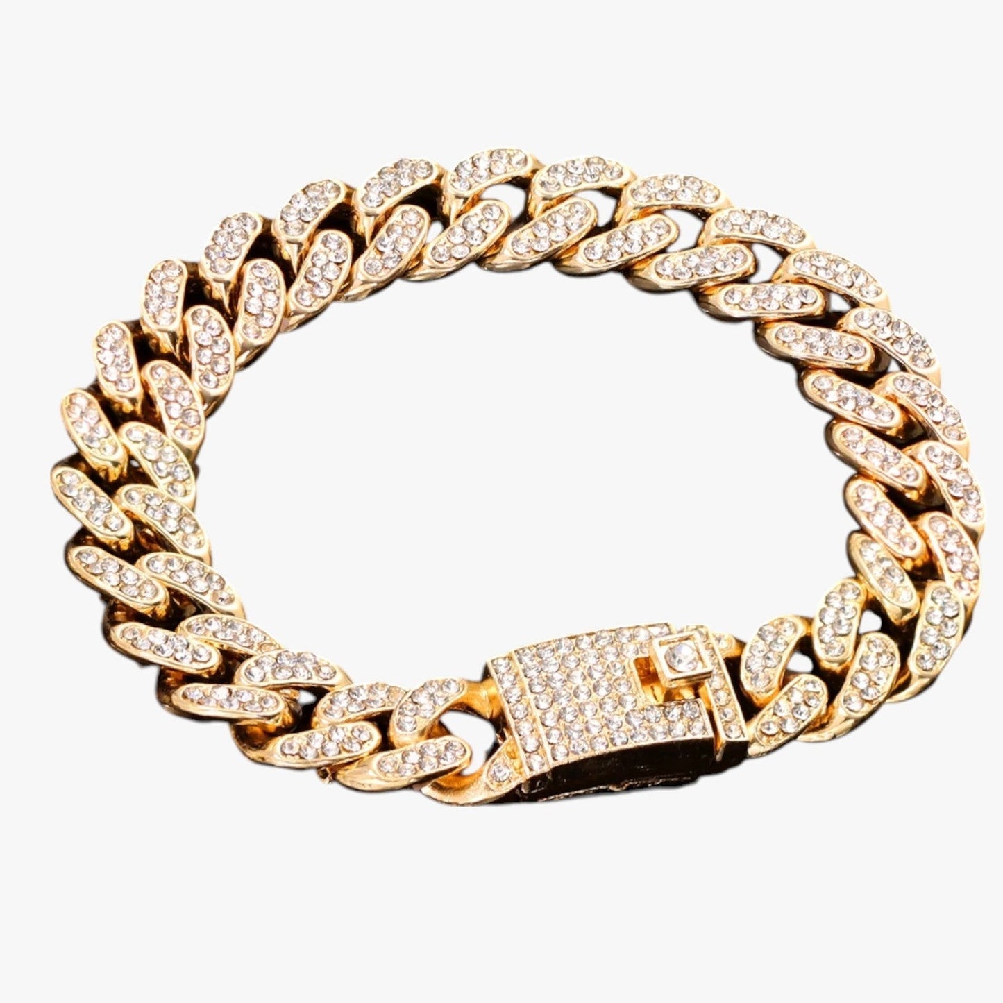 Emery | Tennisarmband mit Herz- und Kristallanhängern – Hip-Hop-Eleganz für jeden Anlass