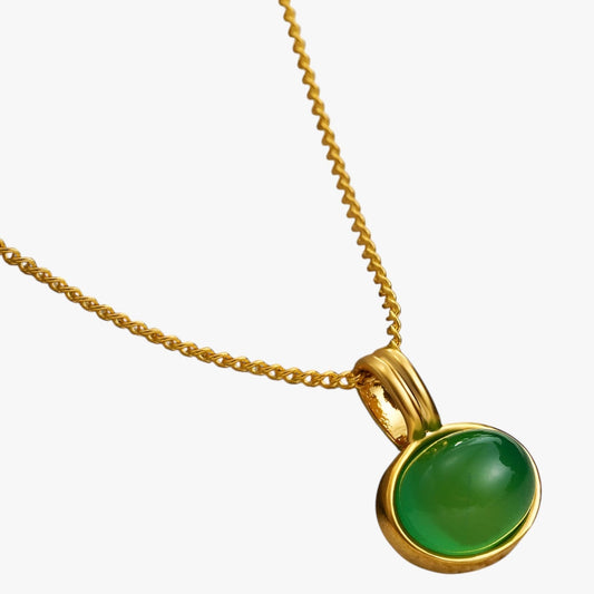 Eve | Vintage-Halskette mit Tigerauge-Edelstein