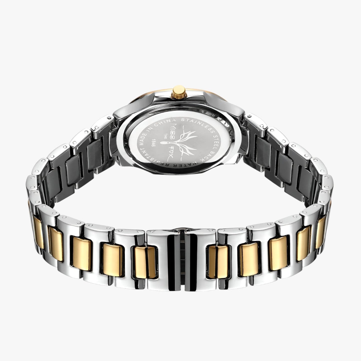 Gwen | Elegante wasserdichte Uhr mit Diamanten