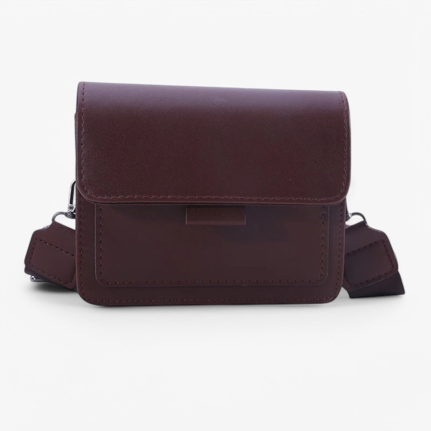 Clara | Retro- und geräumige Schultertasche mit breitem Riemen