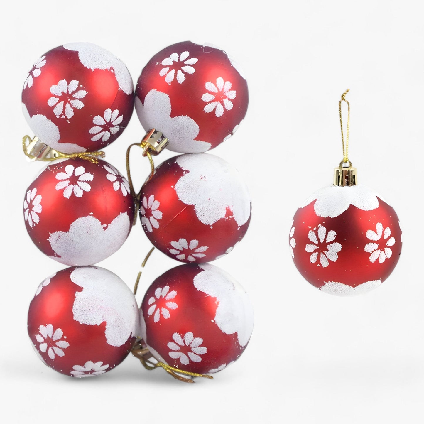 Weihnachten | 6 Stück Weihnachtskugeln – ideale Dekorationen für den Baum