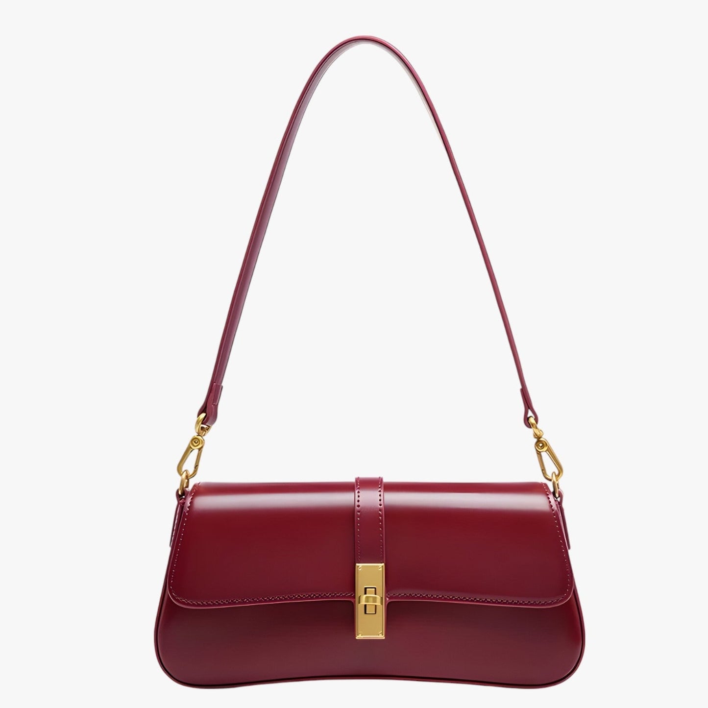 Alaia | Luxus-Ledertasche Baguette in echtem Leder
