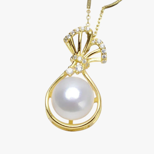 Elina | Kette und Tasche mit Imitationsperle Einzigartige Eleganz für besondere Anlässe