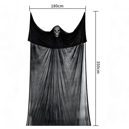 Hängender Totenkopf-Dekor - Perfekt für eine gruselige Halloween-Atmosphäre