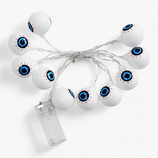 LED Lichterkette Gruseliges Auge - Gruselige Halloween Hausdekoration