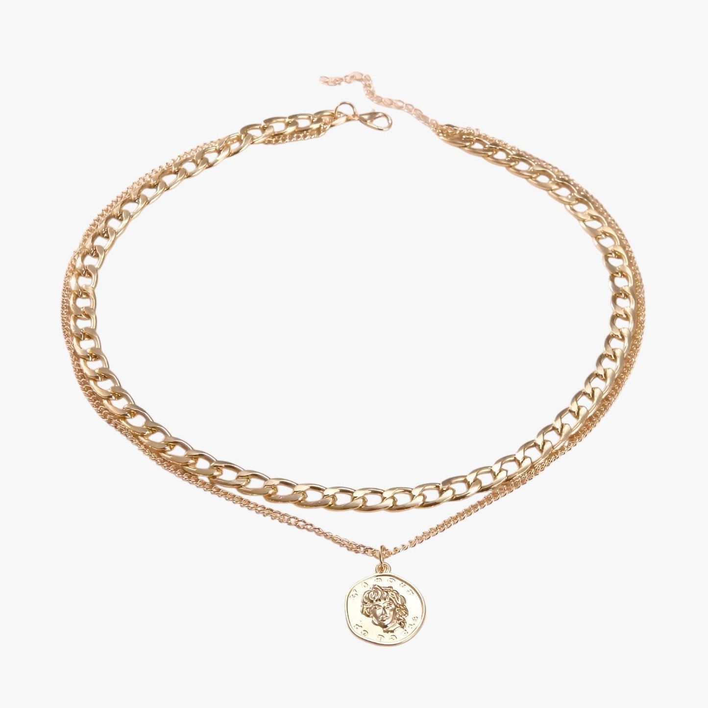 Genevieve | Mehrlagige Münzkette