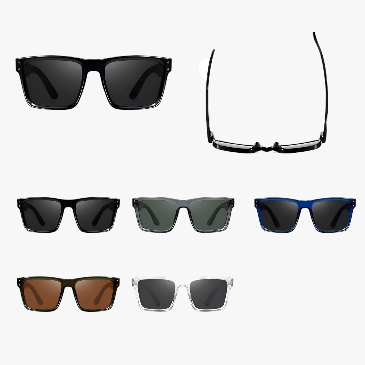 Jameson | Quadratische Oversize-Sonnenbrille für die Fahrt – UV-Schutz mit Antireflex-Beschichtung