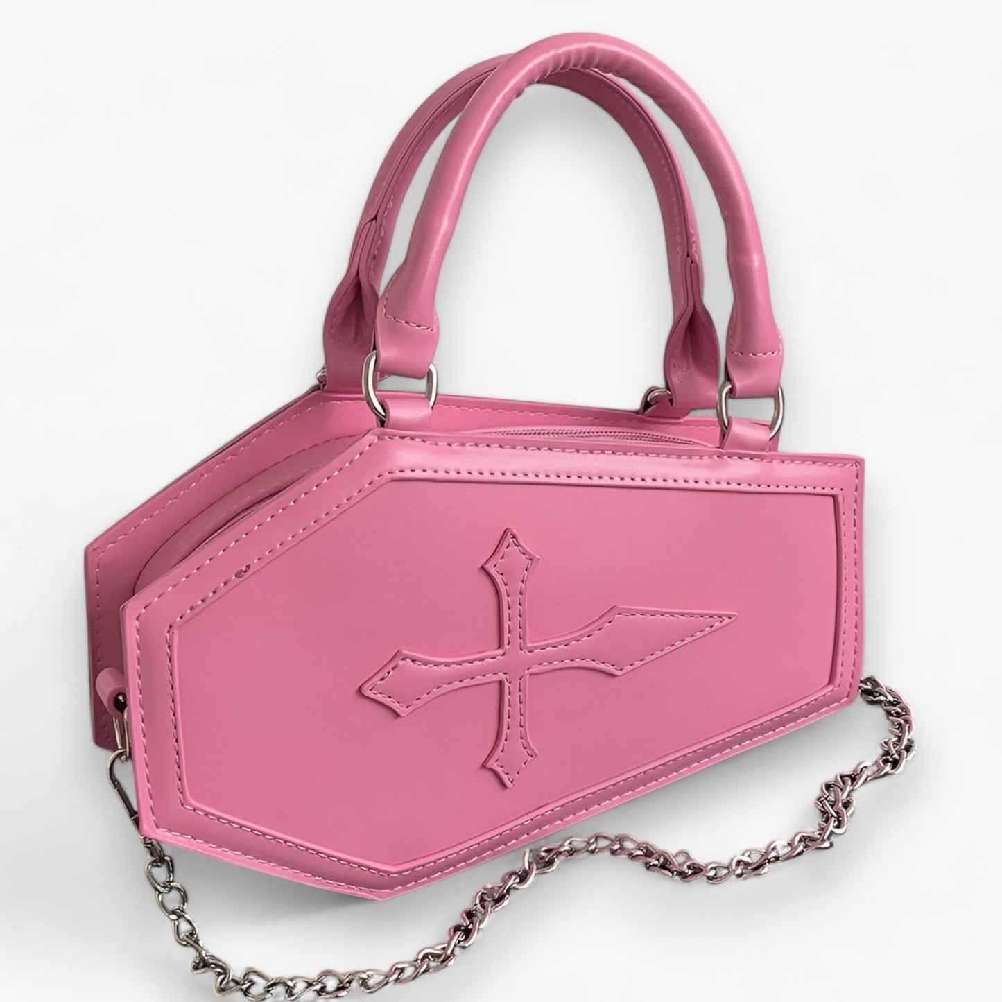 Sarg-Kettenhandtasche - Geräumig und elegant für Halloween-Cosplay