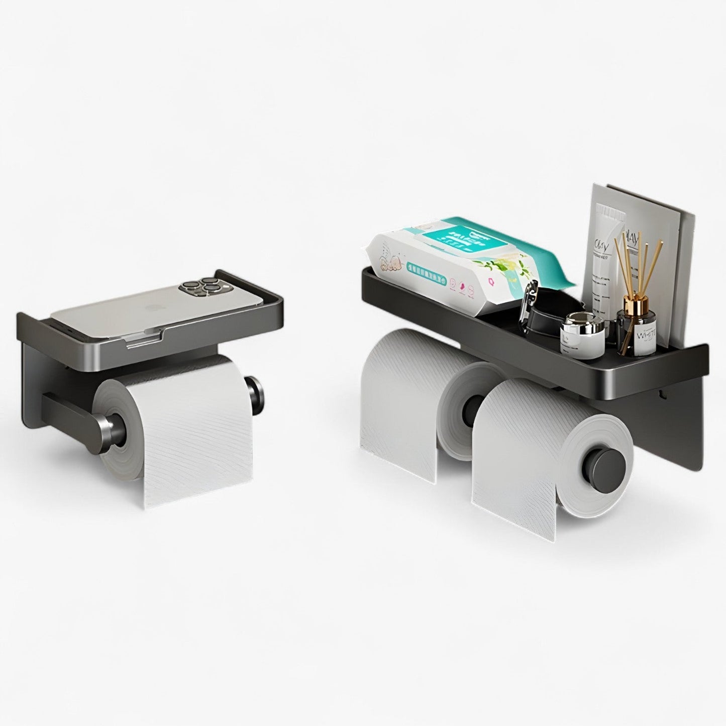 Luxe Hold – Multifunktionale Toilettenpapierhalter