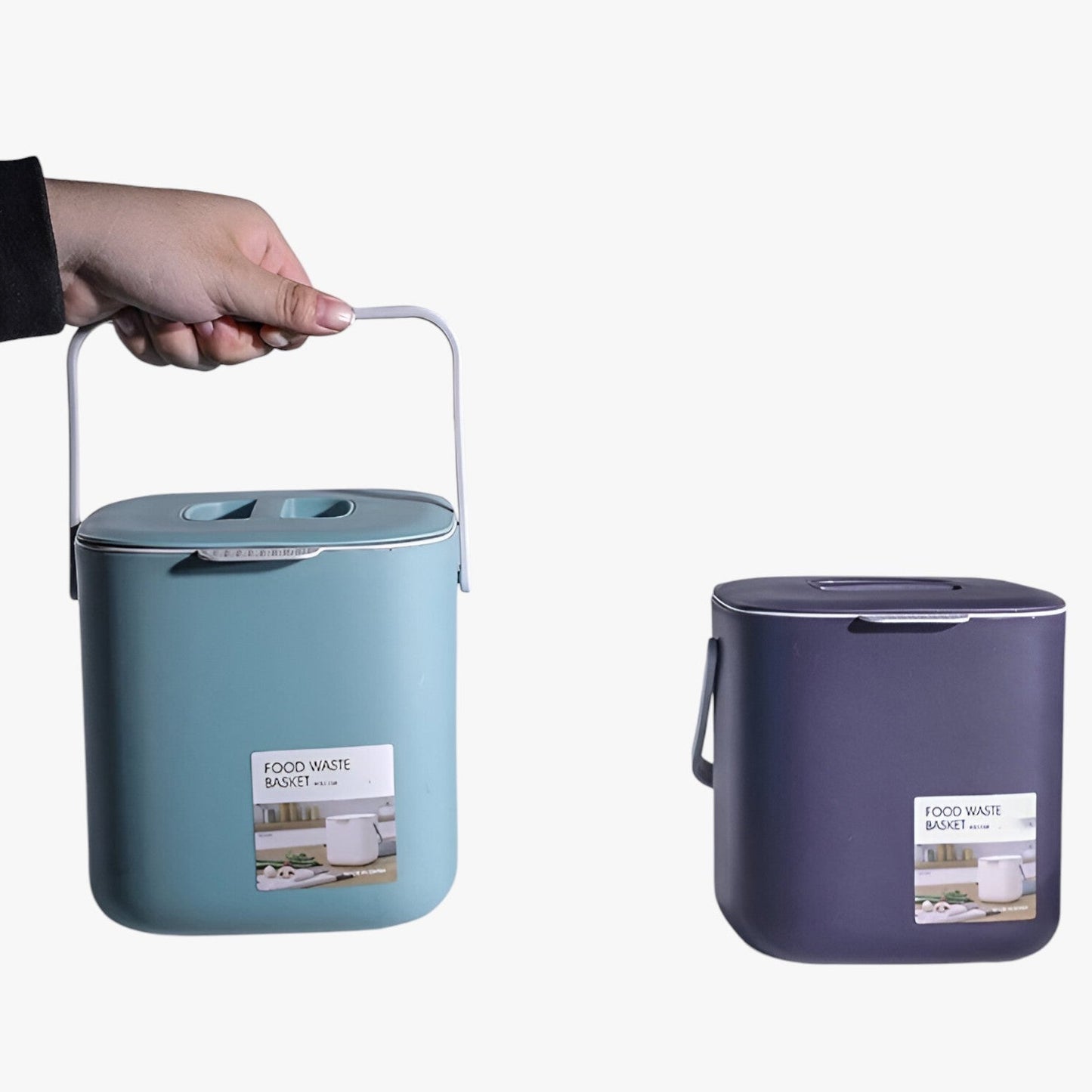 Kristi | Geruchsfreie & einfache Kompostierungseimer mit Deckel