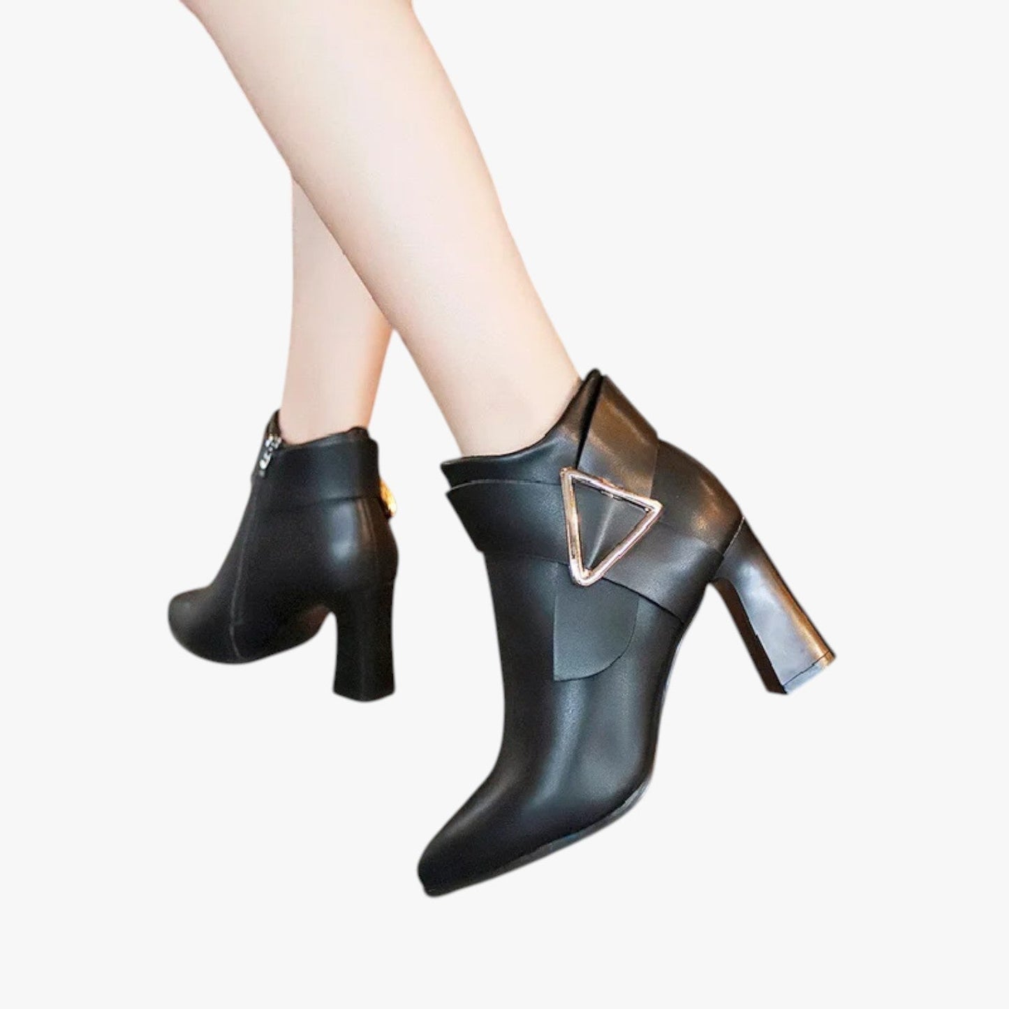 Kayla | Wasserdichte Stiefeletten mit Absatz: Eleganz und Komfort für jede Saison