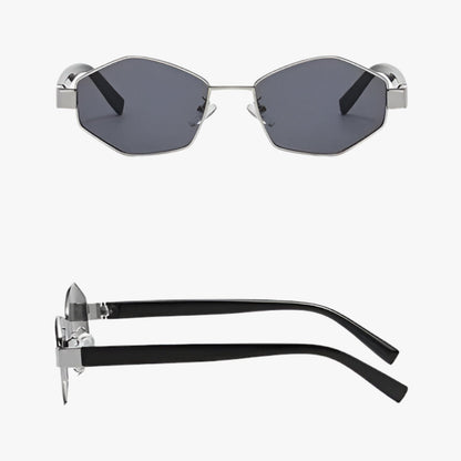 David | Polygonale Sonnenbrille UV400 – Unisex-Stil und Schutz für Outdoor-Sport