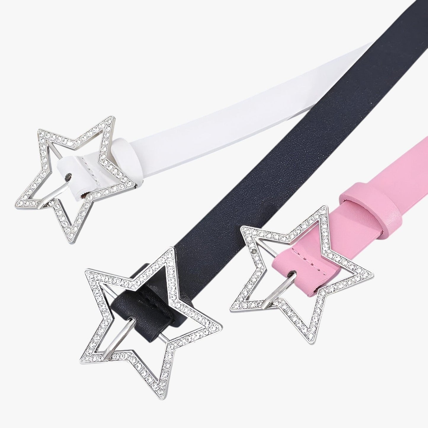 Evie | Y2K Gürtel mit Strass für Jeans