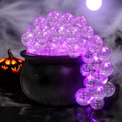 Sprudelnder Kessel - Einfache Halloween-Tischdekoration für eine Hexenatmosphäre