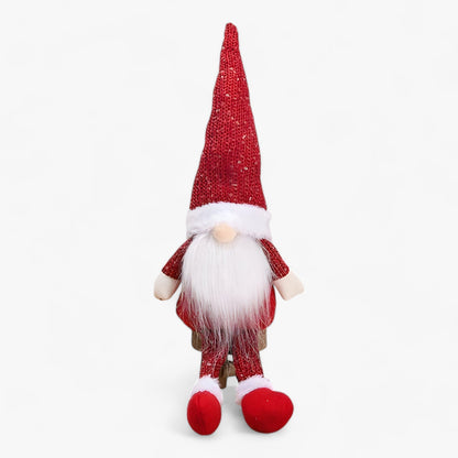 SantaFace | Weihnachtsfigur ohne Gesicht - Fügen Sie Ihren Dekorationen einen geheimn+isvollen Touch hinzu