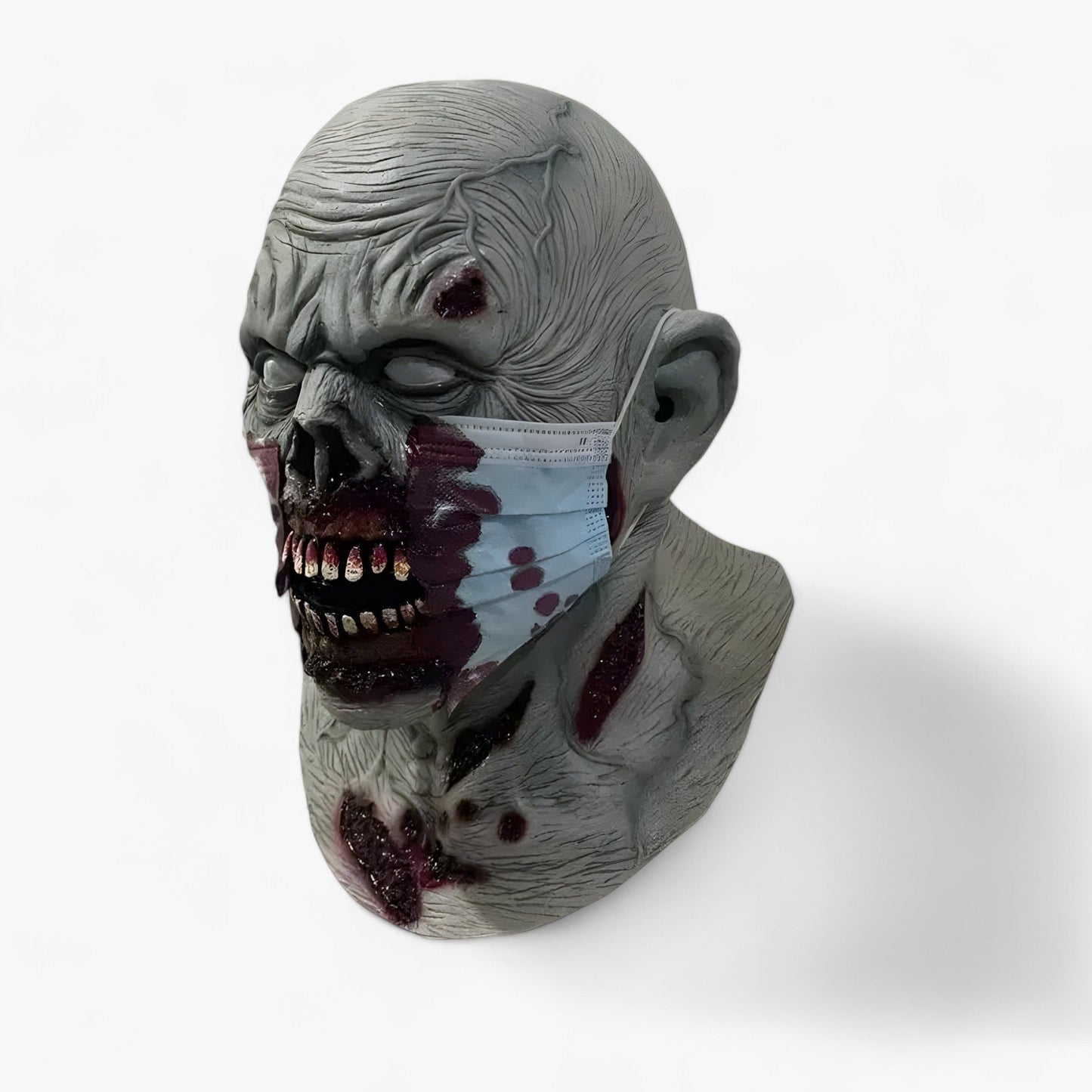 Masque de Zombie en Gaze - Accessoire Effrayant pour Cosplay d'Halloween