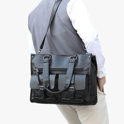 Jerry | Kunstleder Schulter-Geldbörse für Arbeit und Reisen