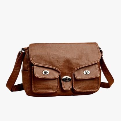 Amara | Elegante Vintage-Shopper aus PU-Leder