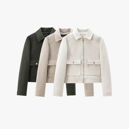 Alison | Eleganter Winter-Street-Jacke: warm, praktisch und mit Taschen