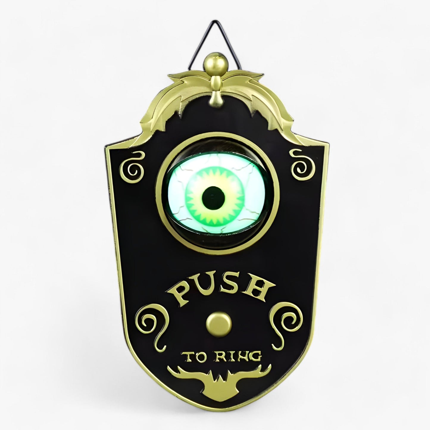 Halloween-Spinne Klingel | Leuchtende Horrordekoration - Gruseliger Klang & Leuchtendes Auge für eine Geisterhaus-Atmosphäre