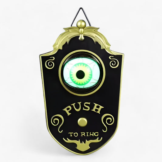 Halloween-Spinne Klingel | Leuchtende Horrordekoration - Gruseliger Klang & Leuchtendes Auge für eine Geisterhaus-Atmosphäre