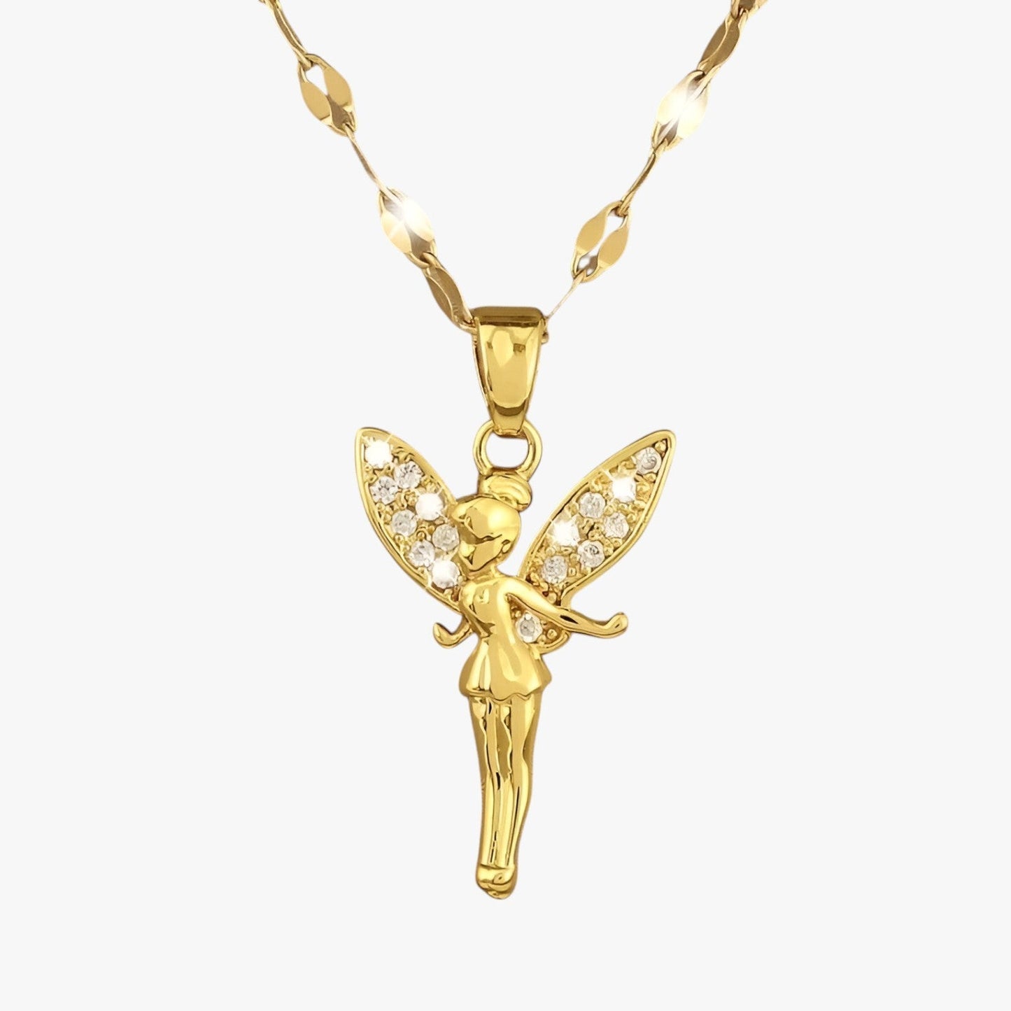 Lilly | Märchenhafte Kette mit Blume und Fee