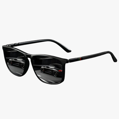 Jasper | Vintage-gestreifte polarisierte Sonnenbrille