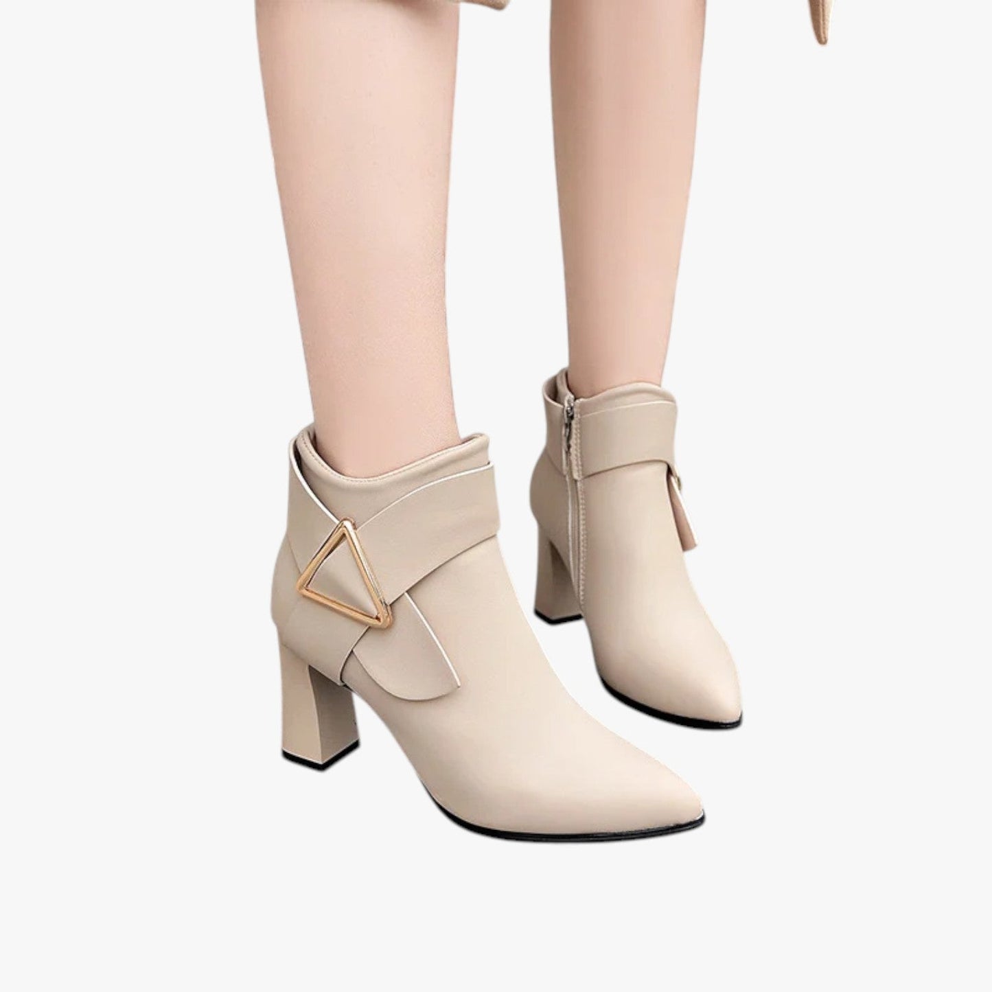 Kayla | Wasserdichte Stiefeletten mit Absatz: Eleganz und Komfort für jede Saison