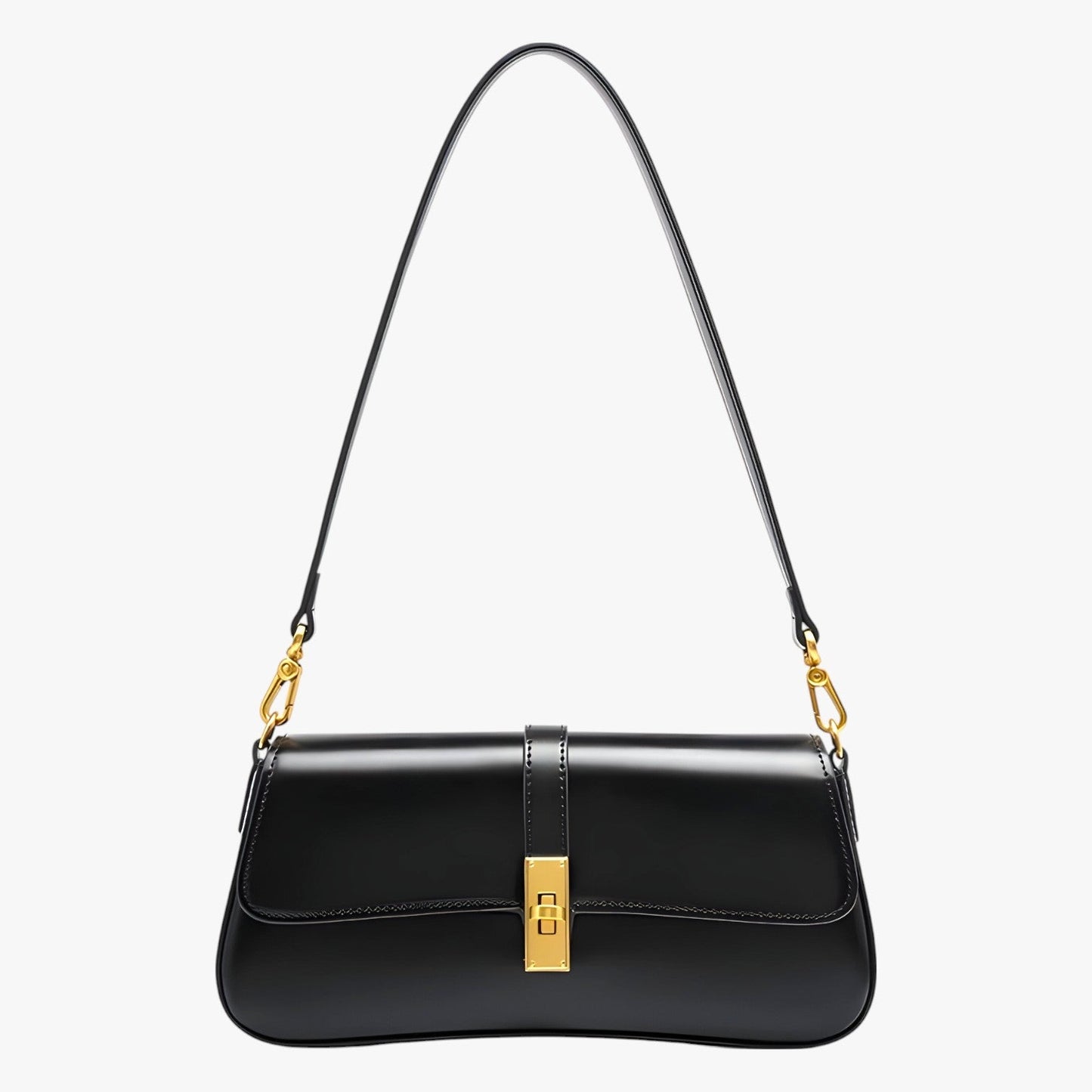 Alaia | Luxus-Ledertasche Baguette in echtem Leder