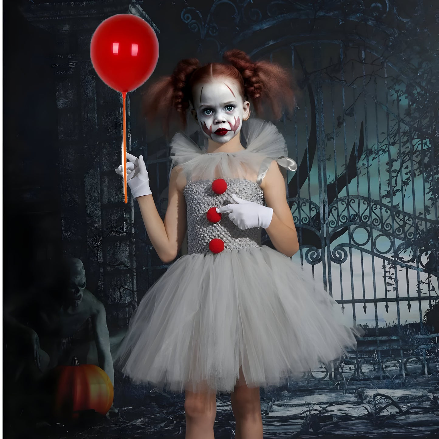 Tutu-Kleid Pennywise - Niedliches und gruseliges Outfit