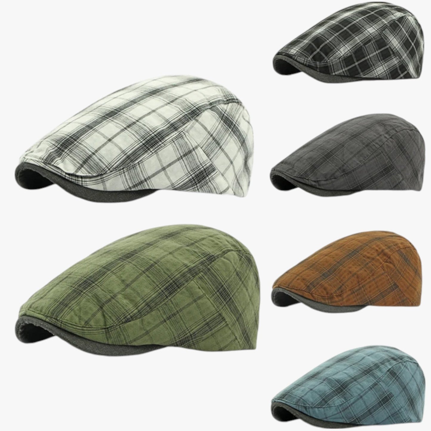 Sevyn | Retro-Tartan-Cotton-Kopfbedeckung