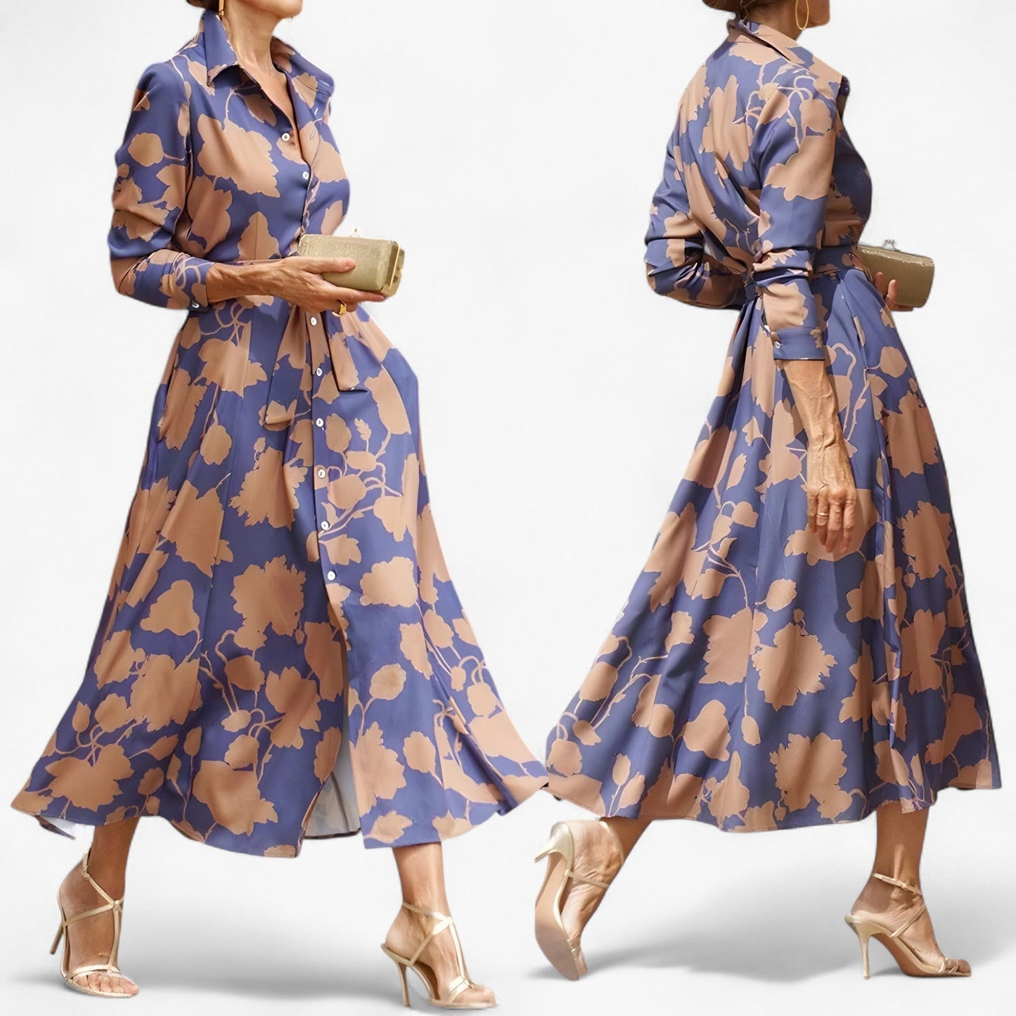 Flora - Klassisches Hemdkleid