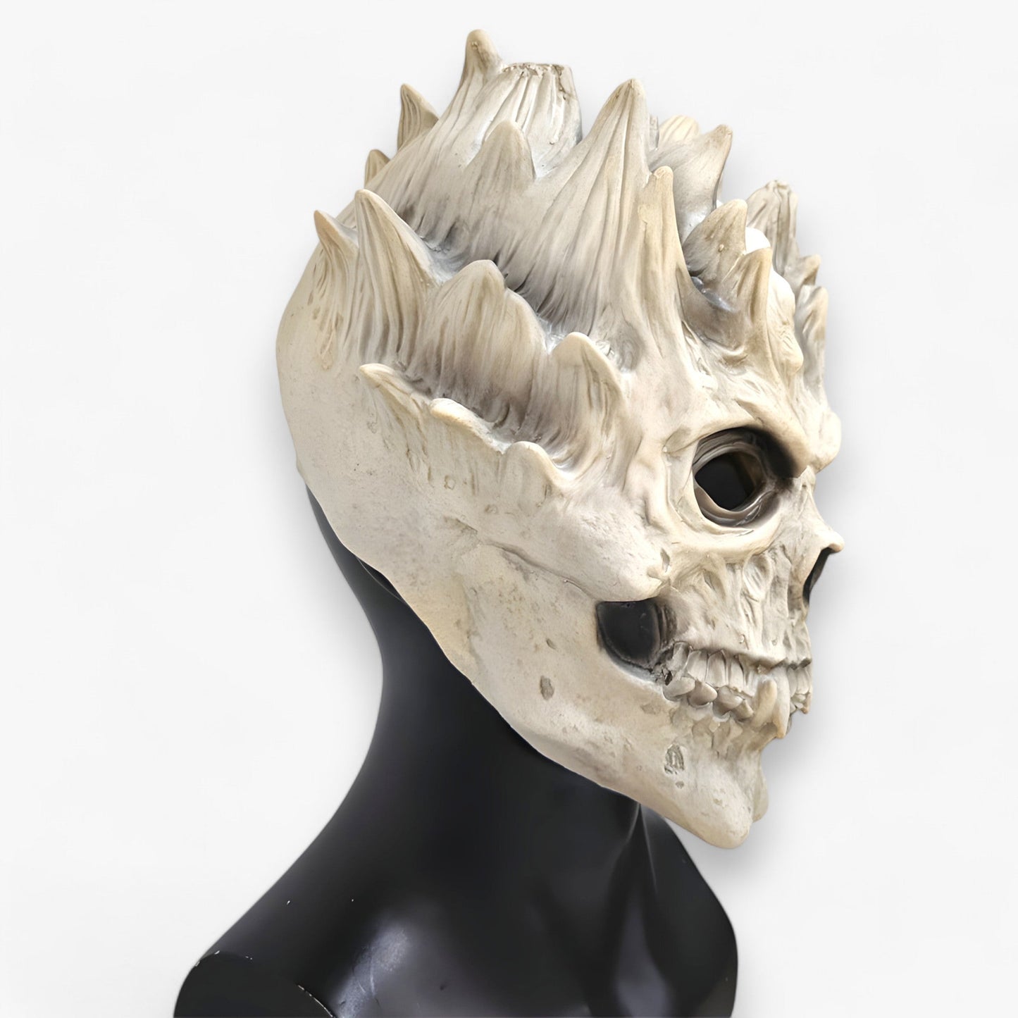 Gruselige Schädelmaske - Realistische Kopfmaske für Halloween